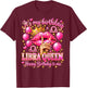 Its My Birthday Libra Queen Women Zodiac Birthday Party T-Shirt - T-Shirt | Maroon