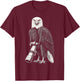 Funny Long Lens Eagle Wildlife Photographer Camera T-Shirt - T-Shirt | Maroon