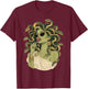 Vintage Medusa Lollipop Sunglasses Snake Greek Mythology T-Shirt - T-Shirt | Maroon