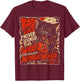 Halloween Black Cat Shirt Bad Luck Gothic Spooky Cat Horror T-Shirt - T-Shirt | Maroon
