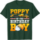 Poppy of The Birthday Boy Excavator Construction Family T-Shirt - T-Shirt | Forest