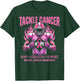 Pink Out Tackle Breast Cancer Awareness Football Pink Ribbon T-Shirt - T-Shirt | Forest