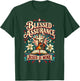 Blessed Assurance Jesus is Mine Vintage Christian Hymn T-Shirt - T-Shirt | Forest