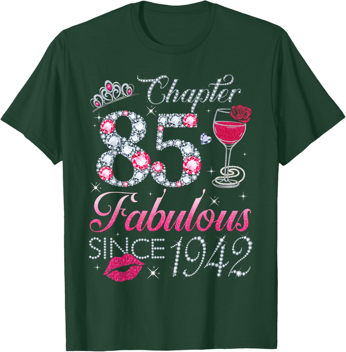 Chapter 85 Fabulous Since 1942 85Th Birthday Gift T-Shirt - T-Shirt | Forest