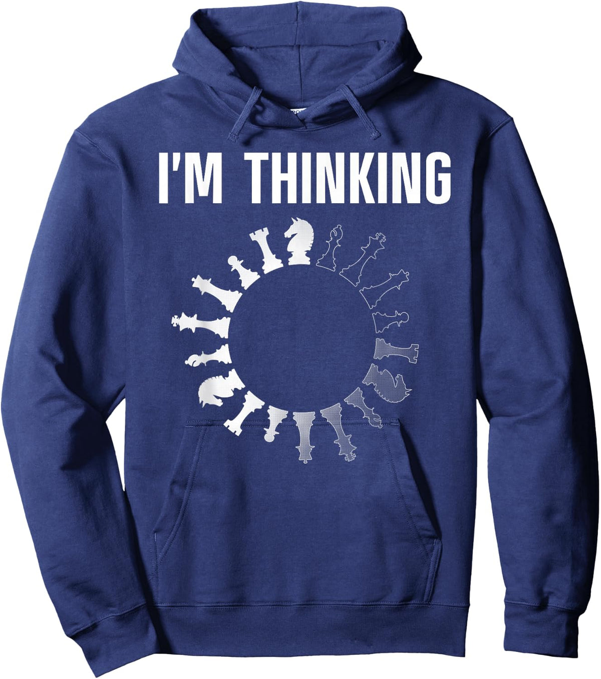 Best Chess Art Women Boys Chess Lover Chess Player Hoodie - Hoodie | Navy