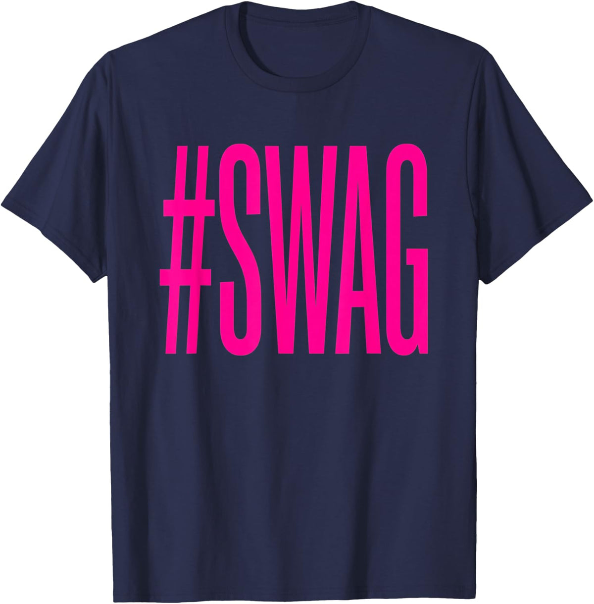 Swag Funny 2000S Nostalgia Y2K Hashtag Meme T-Shirt - T-Shirt | Navy