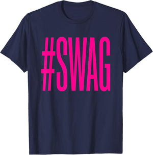 Swag Funny 2000S Nostalgia Y2K Hashtag Meme T-Shirt - T-Shirt | Navy