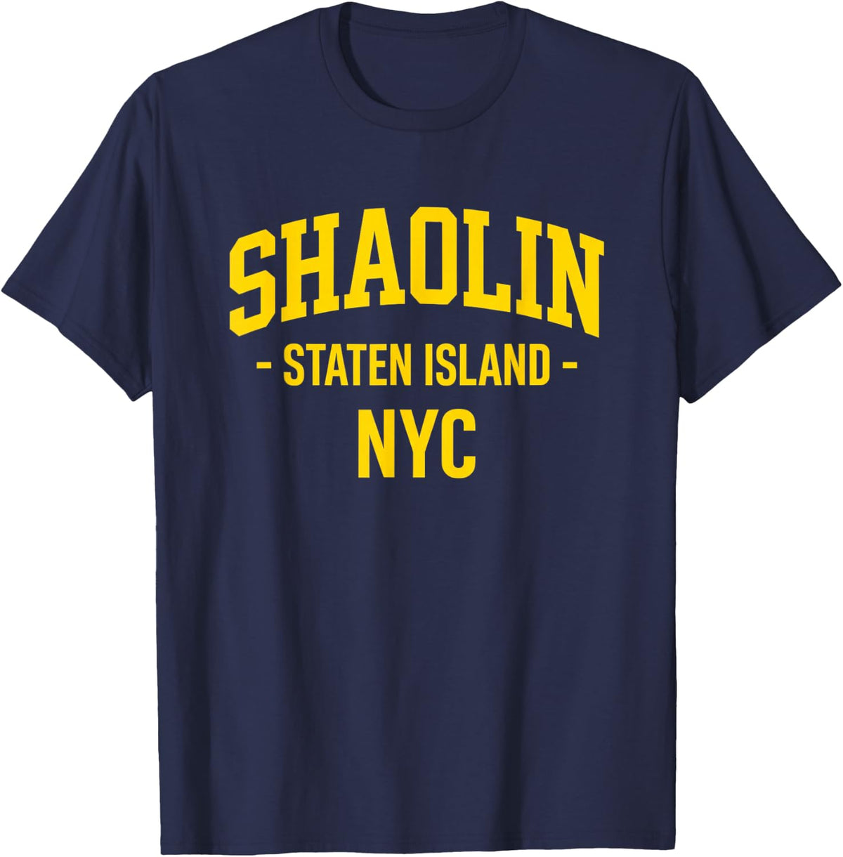 Shaolin Staten Island NYC Hip Hop New York T-Shirt - T-Shirt | Navy