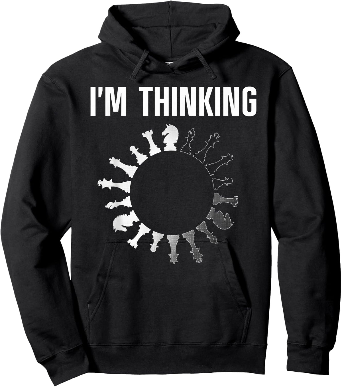 Best Chess Art Women Boys Chess Lover Chess Player Hoodie - Hoodie | Black