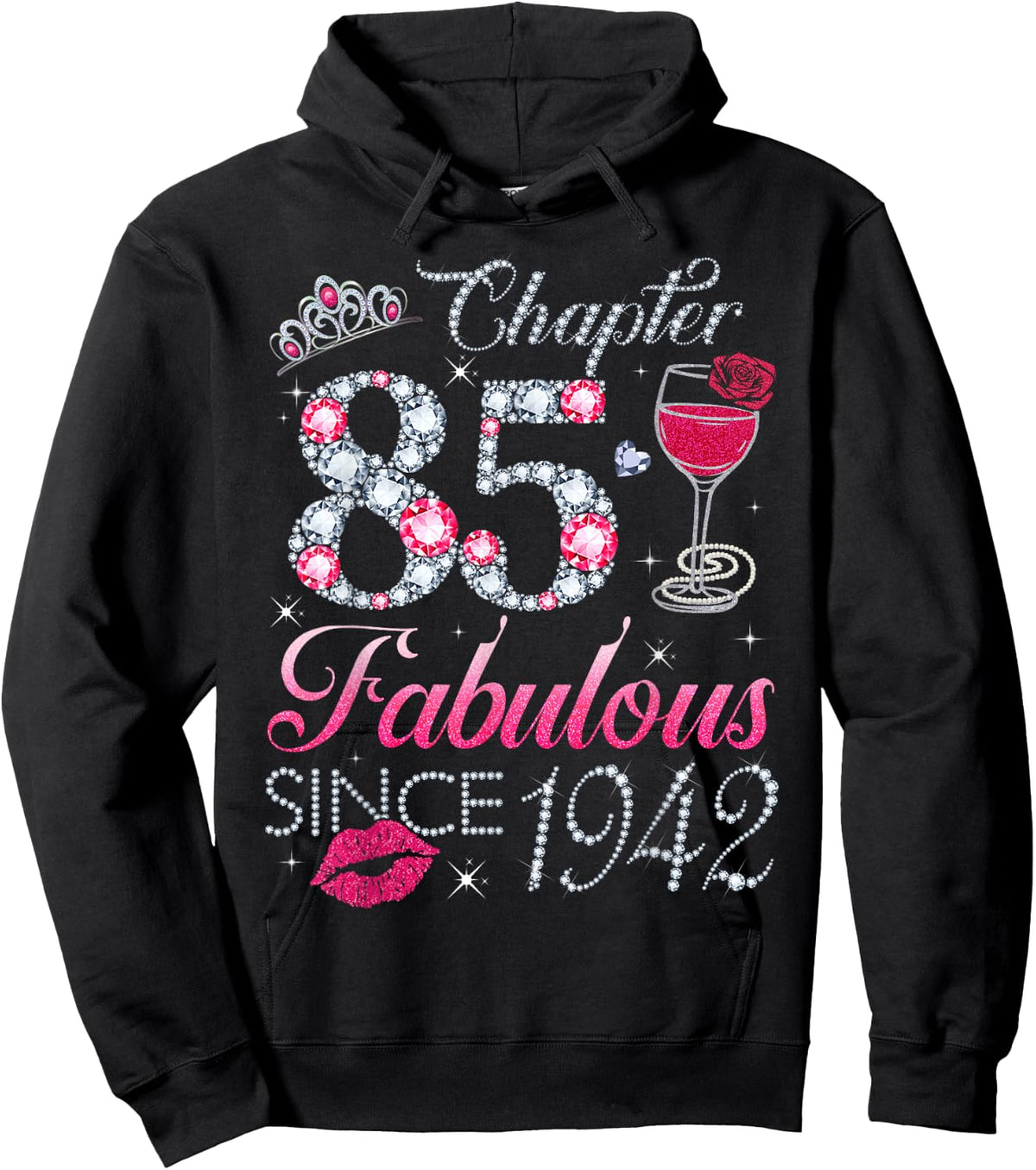 Chapter 85 Fabulous Since 1942 85Th Birthday Gift Hoodie - Hoodie | Black