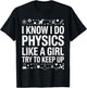 Cool Physics Art Girls Mom Physics Physicist Lover T-Shirt - T-Shirt | Black