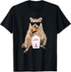 Crab Rangoon Funny Raccoon Eating Chinese Food Meme T-Shirt - T-Shirt | Black